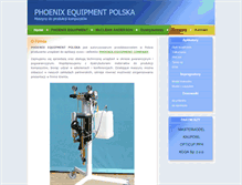Tablet Screenshot of phoenixequipment.pl